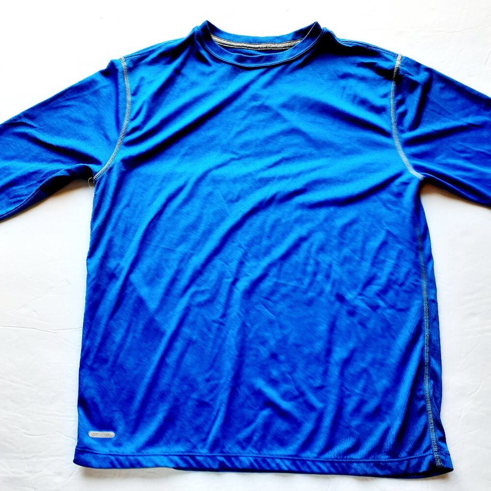 Starter Boys T-Shirt Active Blue Long Sleeve Athletic Sports XXL 18